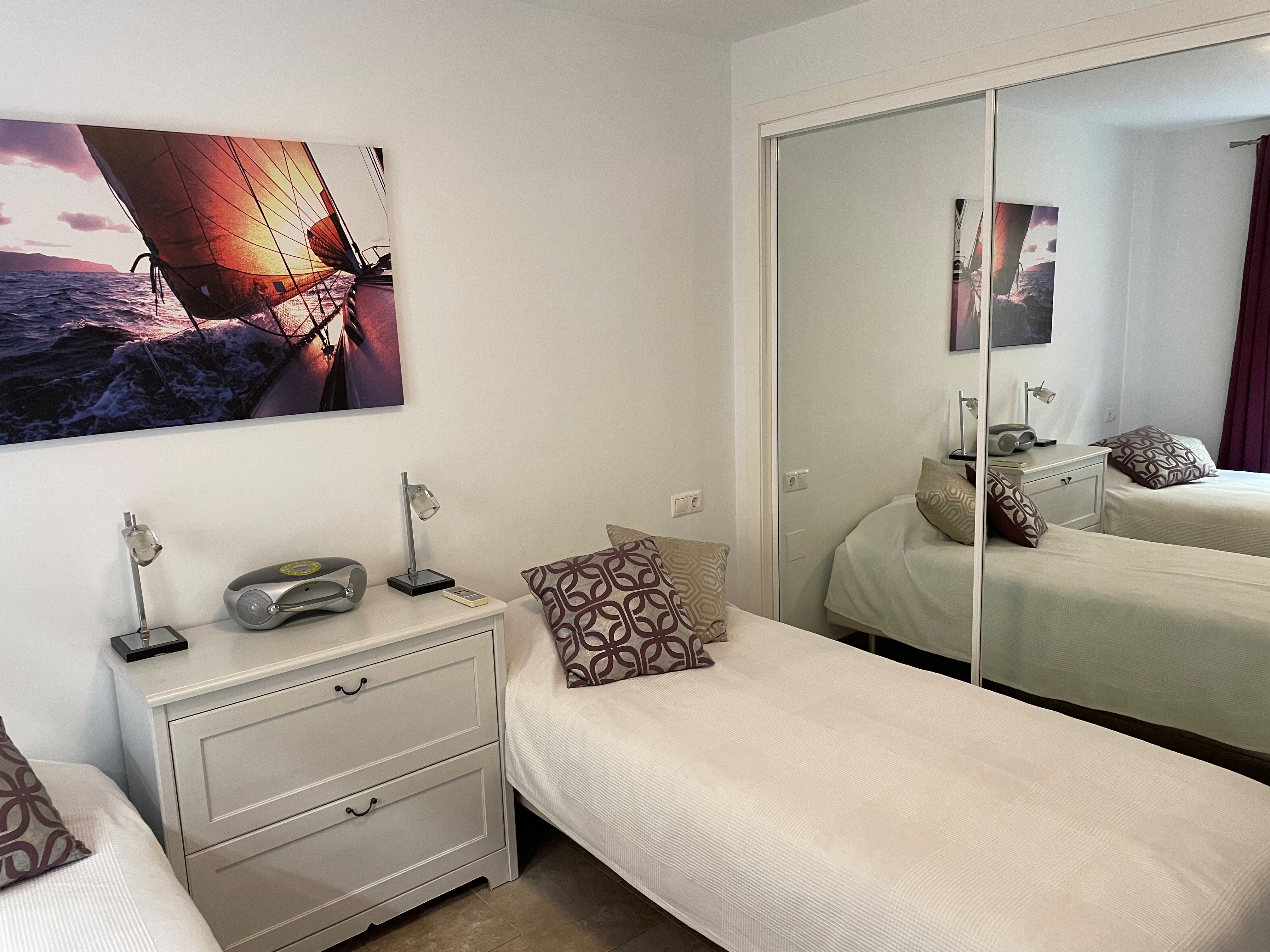 Bedroom to the left